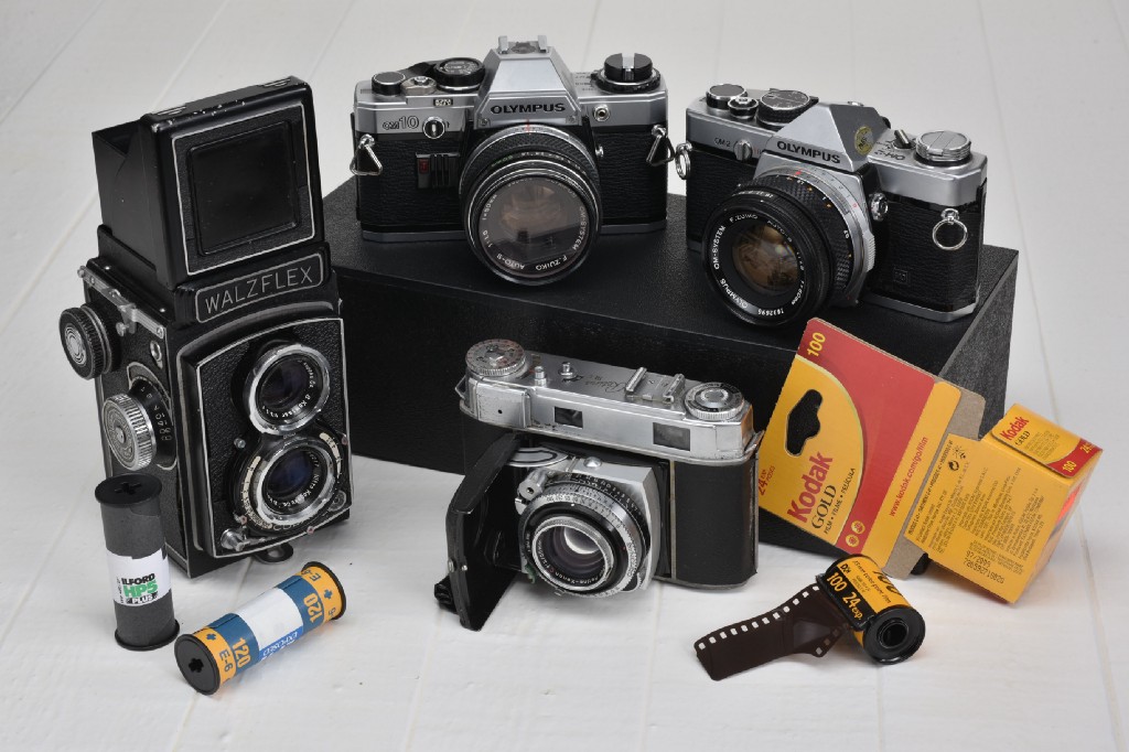 Analog cameras collection